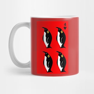 card of penguins Mug